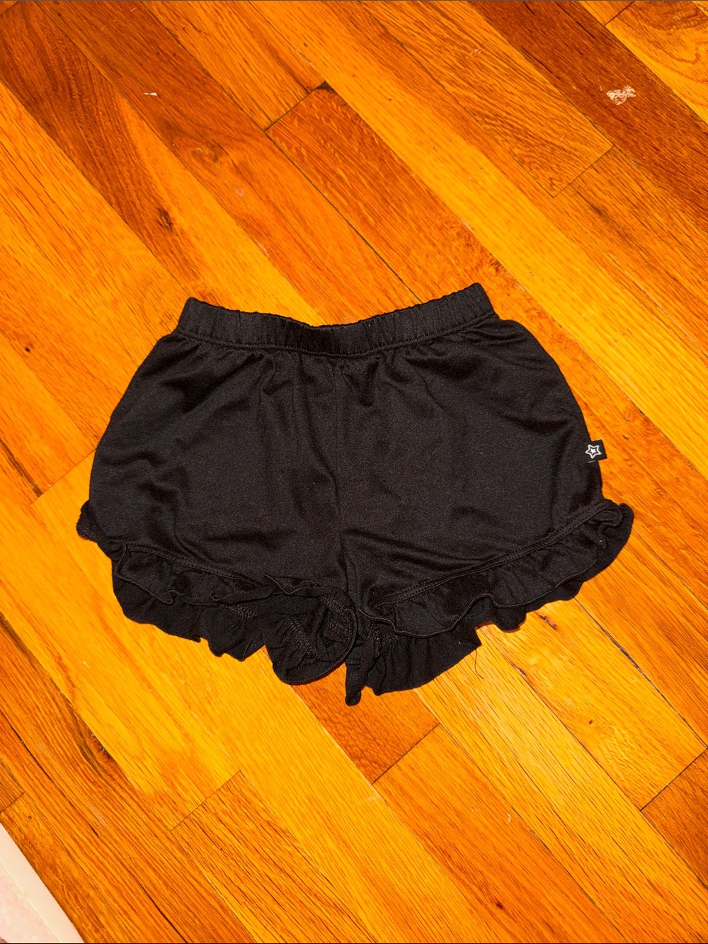 PixieLane Black Ruffle-Trim girls Shorts